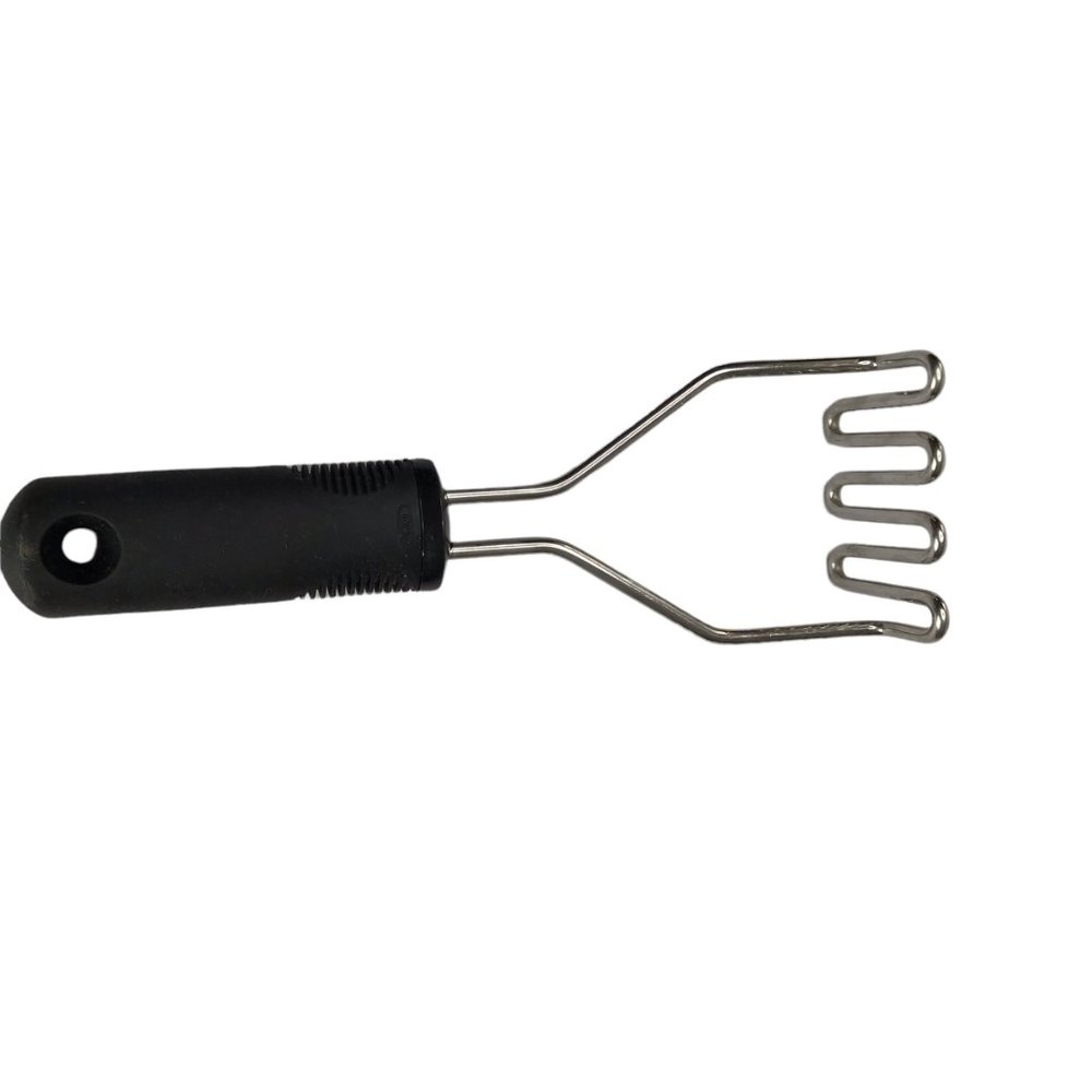 OXO Potato Masher.  Silver / Black.  Kitchen Cooking Tool Gadget